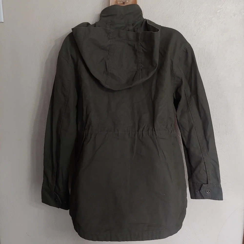 Universal Thread Olive Green Anorak Utility Jacket Size Women's XS Like NEW